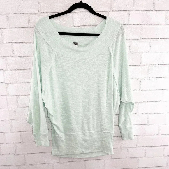 Free People Tops - We the Free - Free People Mint Green Dolman Sleeve Pullover Shirt Women's XS